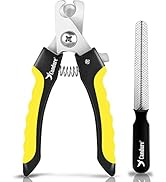 Candure Dog Nail Clippers for Pet Grooming - Professional Cat Nail Trimmers Suitable for Small to...