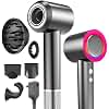 Hair Dryer, 1800W Fast Drying Blow Dryer with 160,000 RPM High-Speed Brushless Motor Low Noise Hairdryer with Magnetic Attachments for Home Salon Travel
