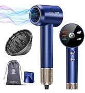 Hair Dryer High Speed Blow Dryer with 110000 RPM Brushless Motor Fast Drying - LED Display, Therm...