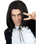 ALLAURA Assassin Wick Wig Hitman Wig Black Keanu Wig 90s Mens Costume | Hitman Black Wig Vincent ...