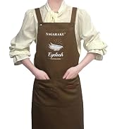 NAGARAKU Lash Artist Apron, Lash Tech Gifts Eyelashes Artist Uniform Waterproof Lash Tech Apron B...