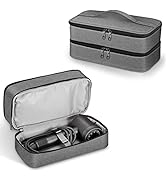 SITHON Double-Layer Travel Carrying Case for Dyson Supersonic Hair Dryer and Attachments, Water R...