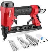 WORKPRO 7116 Pneumatic Staple Gun, 22 Gauge Upholstery Stapler with 1884pcs Staples 1/4