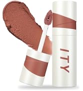 ITY Velvet Matte Finish Lip Stain-Mousse Textured Lip Clay, Nude Shade, Conceals Lip Lines, Rich ...