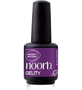 noorb beauty Dark Purple gel nail polish. 90% color coverage from the first layer. Hypoallergenic...