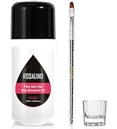 ROSALIND 4oz Slip Solution for Poly Nail Gel 120ml Gel Extension Liquid Solution for Poly Nail Ge...