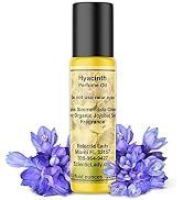 Hyacinth Perfume Oil, 0.3 Oz Portable Roll-On Fragrance with Long-Lasting Scent, Delightful Essen...