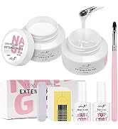 Nail Gel Kit Builder For Nails Nail UV Extension Gel Large Capacity Sculpture Strengthen LED UV H...