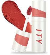 ITY Velvet Matte Finish Lip Stain-Mousse Textured Lip Clay, Pink Shade, Conceals Lip Lines, Rich ...