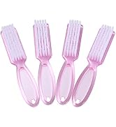 Yebeauty Nail Brush Fingernail Cleaner, 4 Pack Hand Scrub Cleaning Brush Plastic Hand Finger Toes...