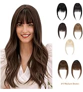 Clip in Bangs Hair Clip S-noilite Human Hair Bangs Hair Pieces for Women Wispy Bangs Fake Bangs #...