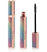 Starry Sky Waterproof Mascara Strong Black Long Lasting Smudge Proof Curling Thicking 4D Silk Fib...