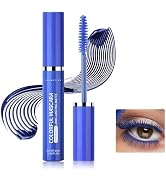 Xiahium Colored Mascara, 6 Colors Mascara Waterproof Long Lasting Thick Mascara Eyelashes Curling...