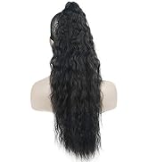 Wiginway Long Claw Ponytail Hair Extension One Piece Cute Clip in on Ponytail Jaw/Claw Synthetic ...
