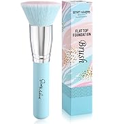 Makeup Brushes Foundation Brush for Liquid Makeup, Flat Top Kabuki Foundation Brush Premium Make ...