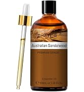 PHATOIL Australian Sandalwood Essential Oil, Pure Premium Natural Oil for Hair Care, Body Skin Ca...
