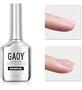 GAOY Clear Builder Gel for Nails, 16ml Nail Strengthener in a Bottle, Nail Extension Hard Gel, So...