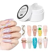 MIZHSE Solid Builder Gel Sculpture Solid Nail Extension Gel for Nail, Non-Sticky Hard Gel for Nai...