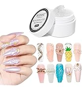 MIZHSE Solid Builder Gel Sculpture Solid Nail Extension Gel for Nail, Non-Sticky Hard Gel for Nai...