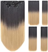 Clip Hair Extension, Black Hair Extensions 22