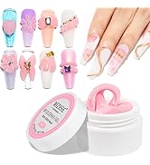 MIZHSE Solid Builder Gel, Sculpture Solid Nail Extension Gel for Nails, Non-Sticky Hand Gel Build...