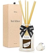 Reed Diffuser, MitFlor Oud Tobacco Fragrance Diffuser Gift Set, Woody Room Scent Diffuser with 6 ...
