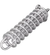 Aramox 11x405mm Stainless Steel Shock Absorbing Spring Boat Anchor Dock Line Mooring Springs for ...