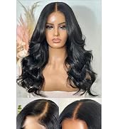 Brennas Hair Glueless Body Wave Lace Front Wigs Human Hair Pre Plucked for Black Women 13x4 10A B...