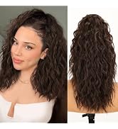 ORSUNCER Claw Clip Ponytail Extension 18 Inch Wavy Pony Tails Hair Extensions Layered Fluffy Clip...