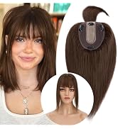 Rich Choices Hair Toppers for Women Real Human Hair Human Hair Toppers for Women With Bang 100% R...