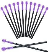 100PCS Disposable Silicone Eyelash Mascara Wands Brushes Cosmetic Eyelash Extension Applicators P...