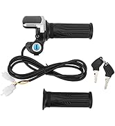 Electric Bike Throttle Grip Lock Key Set LED Indicator for Motorcycle Scooter 48V powersports thr...