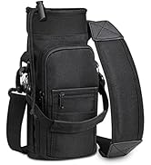 SITHON Water Bottle Carrier Bag with Adjustable Shoulder Strap, Sports Water Bottle Sling Case Ho...