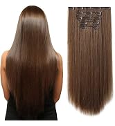 Brown Hair Extensions,HSPJHTM Clip in Hair Extensions for Women,Halloween hair extension 22