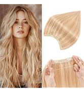 Halo Hair Extensions Real Human Hair,S-noilite Halo Hair Extensions,Halo Hair Extension for Women...