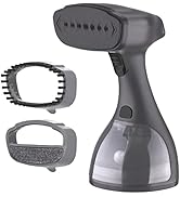 LEBENLANG – Clothes Steamer handheld grey | 1500W quick hand steamer for clothes | plancha a vapo...