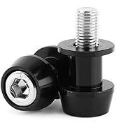 Swing Arm Stand Screw, 8/10mm Motorcycle CNC Aluminium Alloy Swing Arm Spool Sliders Protector St...
