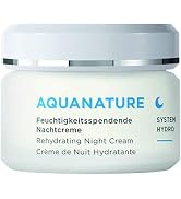 ANNEMARIE BÖRLIND - AQUANATURE Rehydrating Night Cream - Papyrus and Glasswort Extracts for Lasti...