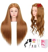 Mannequin Head with 80% Human Hair - 26