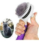 Cat Grooming Brush, Self Cleaning Slicker Brushes for Dogs Cats Pet Grooming Brush Tool Gently Re...