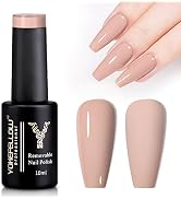 YOKE FELLOW Gel Nail Polish, 10ml Nude Color Soak Off UV LED Nail Gel Polish Nail Art Design Star...