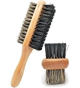 Premium Beard Brush for Men - Dual-Sided Bristle & Nylon Bristles Beard Comb | Professional Groom...
