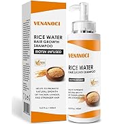 Rice Water for Hair Growth Shampoo for Thinning Hair and Hair Loss for Women, Rosemary Oil & Biot...
