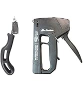 Air Locker M641A Manual Hand Staple Gun with Heavy-Duty Staple Remover, T50 Staples x 5/8 Inch Lo...