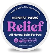 Honest Paws Dog Paw Balm - Pad Relief Soother Moisturizer Protection Wax - All Natural All Weathe...