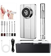 35000 RPM Professional Nail Drill, Stand Base Portable Electric Nail File Efile Drill for Acrylic...