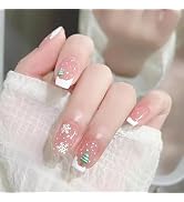 OCOUYVD xmas nails short