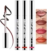 Bekoeen 3 Colors Lip Stain Peel Off, Peel off Lip Stain, Lip Tint Stain, Peel off Lip Liner Stain...