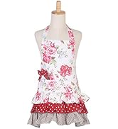Kids Apron with Pockets, Cotton Canvas Baking Apron for Kids, Cooking Apron for Children, Great X...