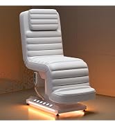 Paddie Fully Electric Spa Chair Massage Table Professional, 3 Motor Esthetician Spa Bed with LED ...